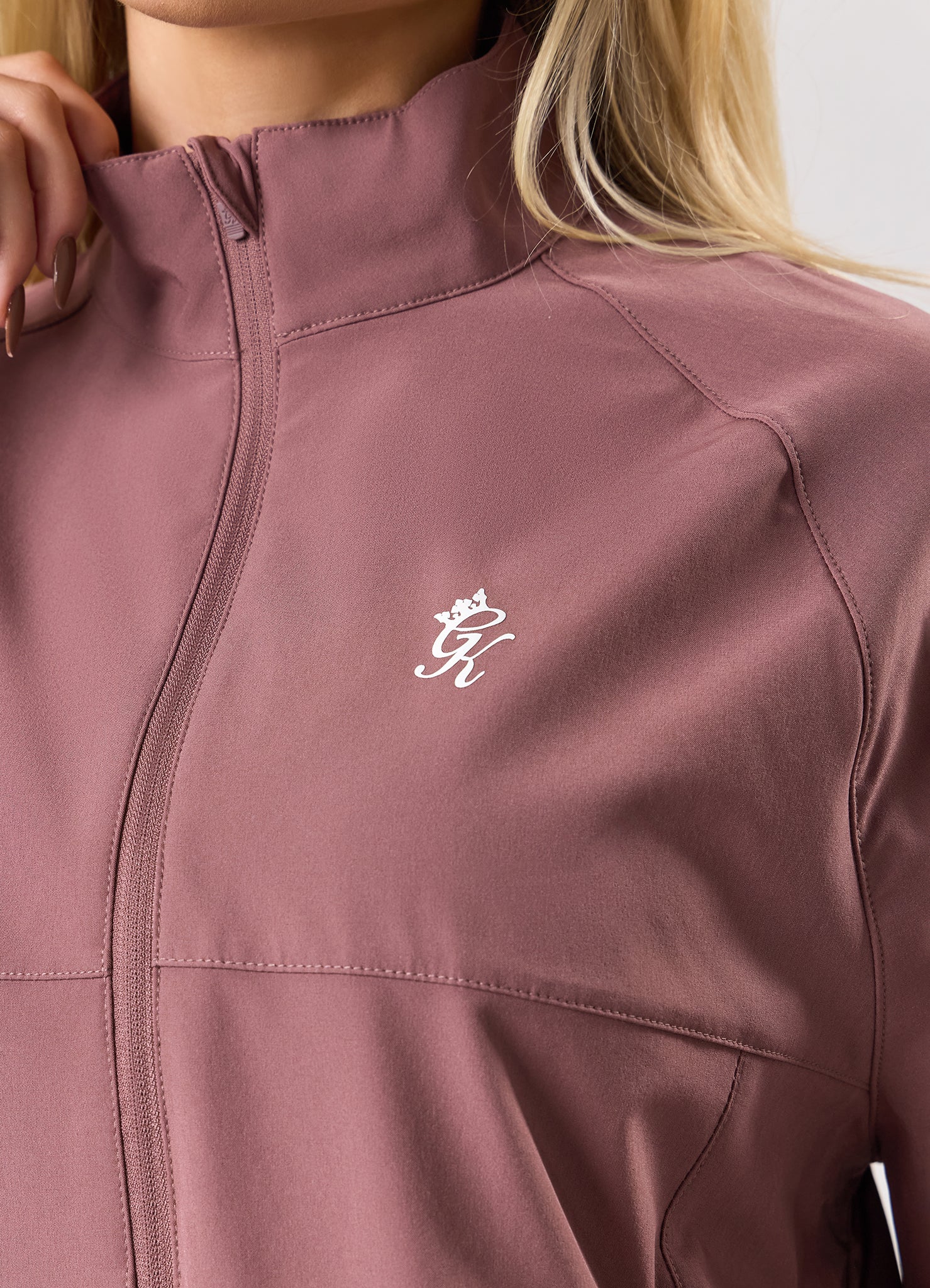 Gym King 365 Woven Windbreaker - Brown Plum