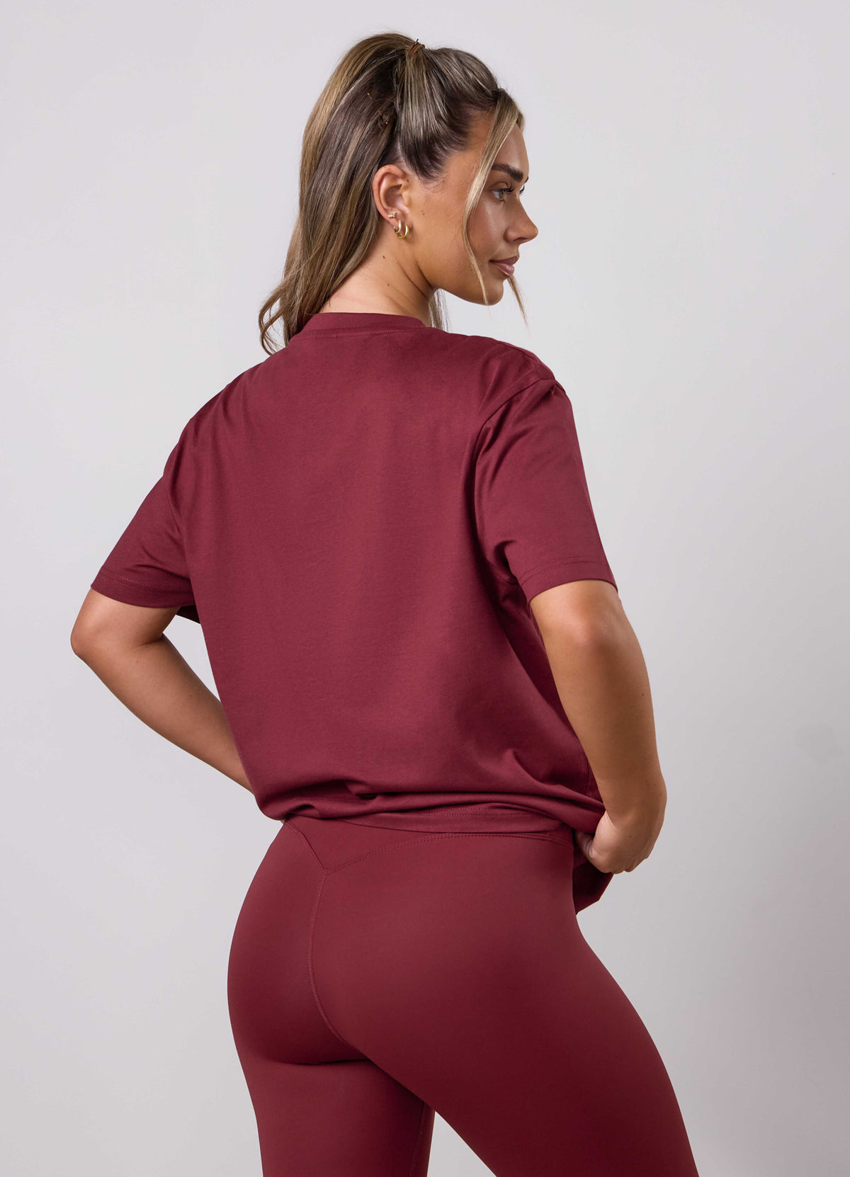 Gym King 365 Boyfriend T-Shirt - Claret