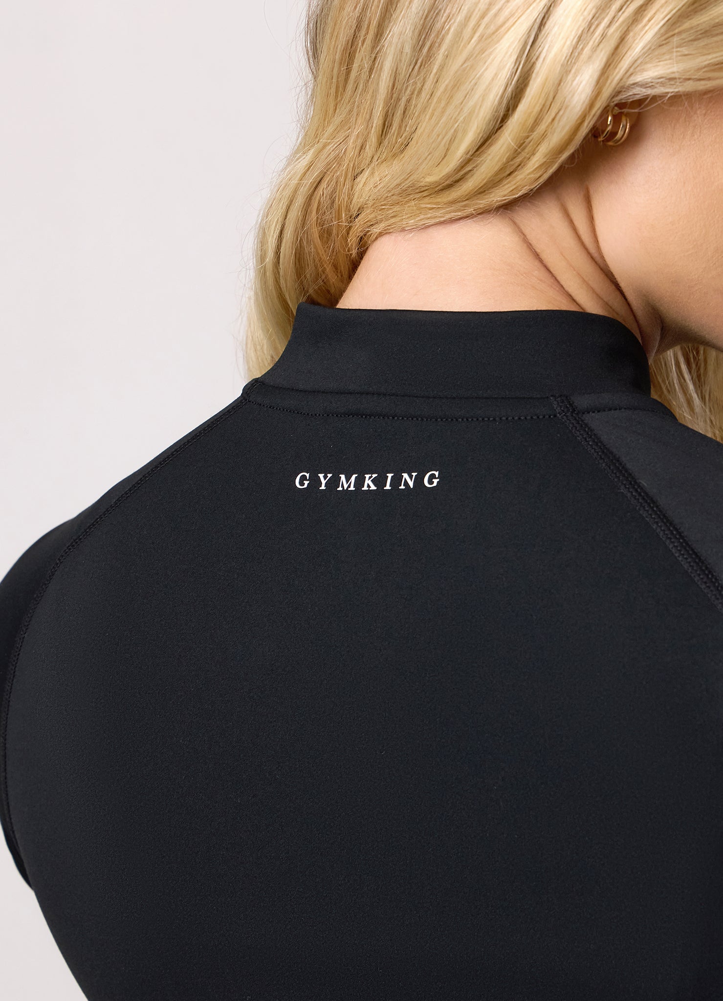 Gym King Women's 365 Full Zip Funnel | Women's Black Full Zip