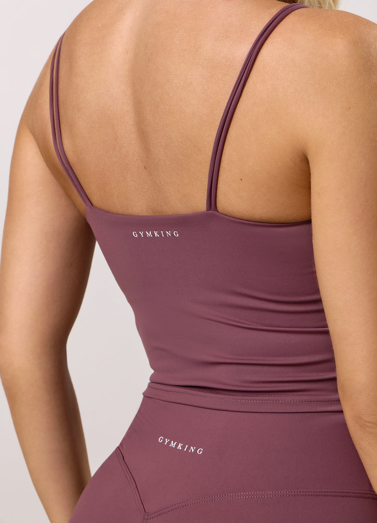 Gym King 365 Long Line Tank - Mulberry