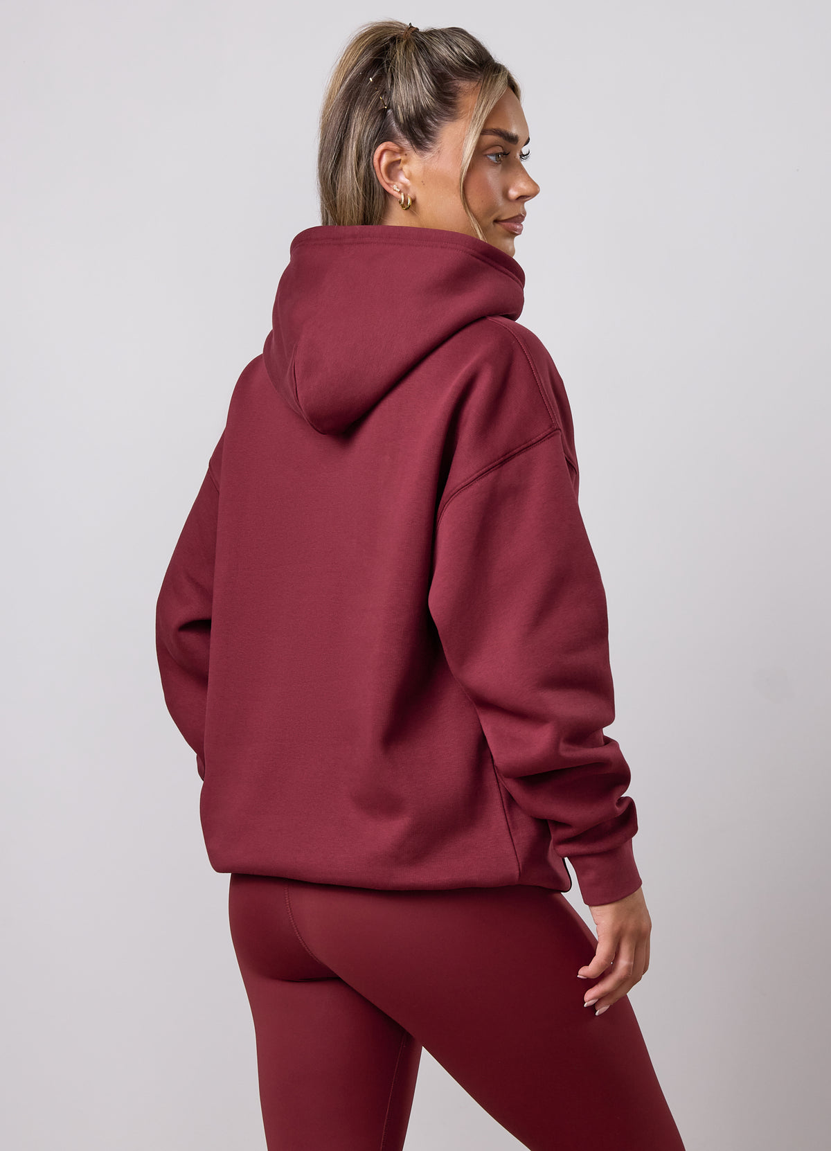 Gym King 365 Relaxed Fit Hoodie - Claret