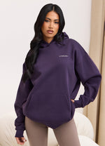 Gym King 365 Relaxed Fit Fleece Hood - Aubergine