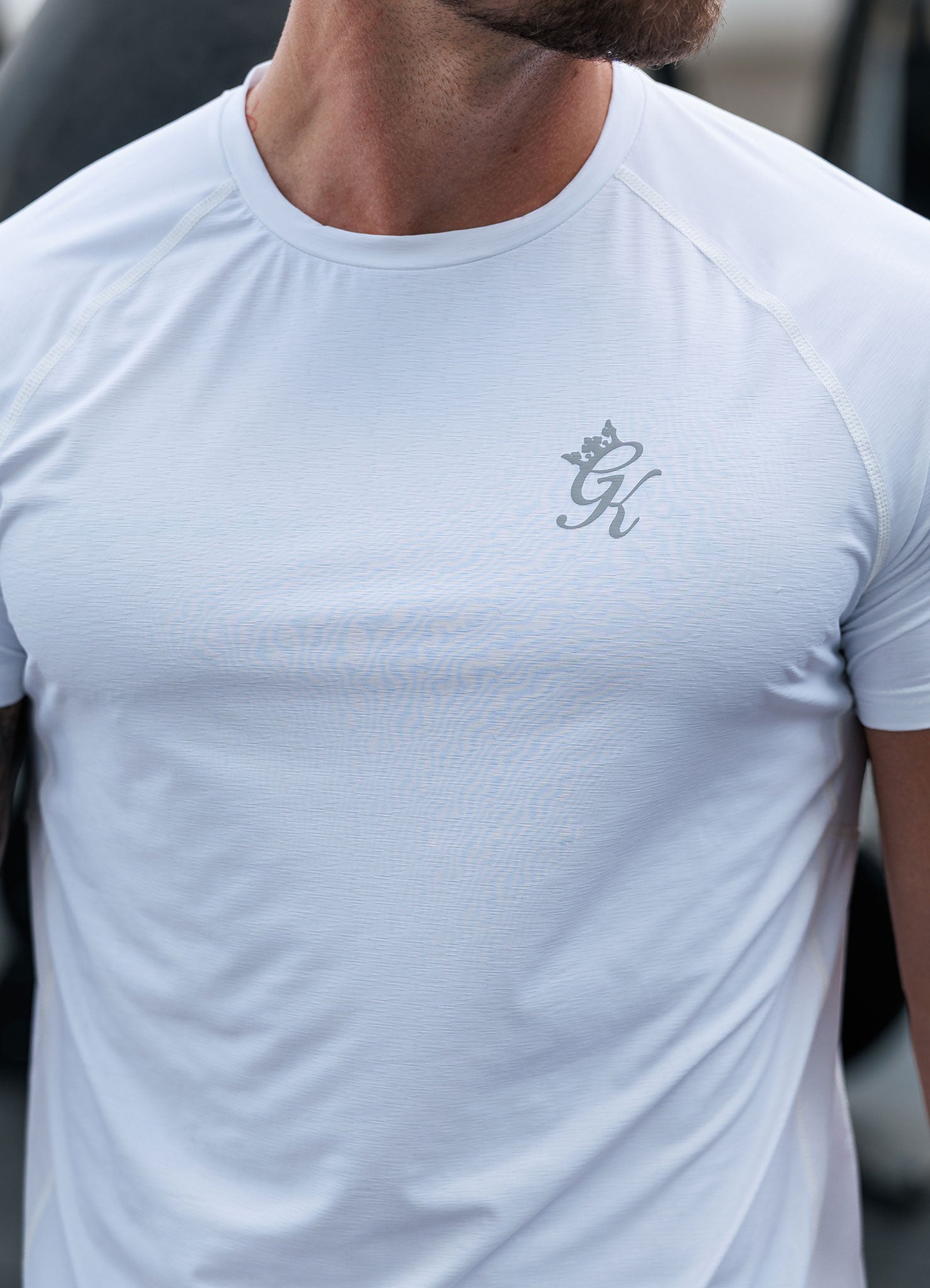 Gym king Energy Texture Tee - White