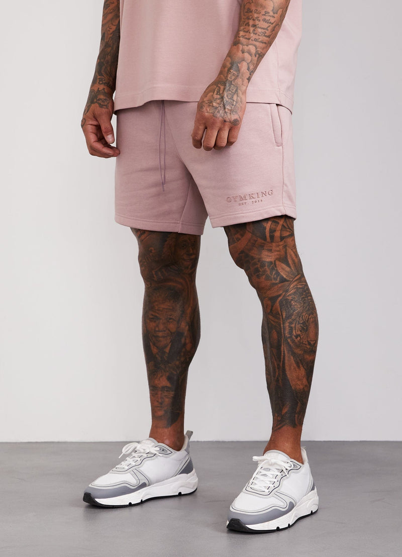 Gym King Est. Legacy Short - Dusky Pink