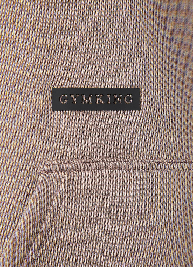 Gym King Covert Linear Logo Hood - Iron