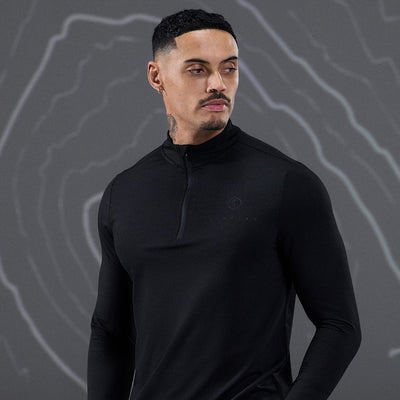 Gym King Rebellion Rogue 1/4 Zip - Black