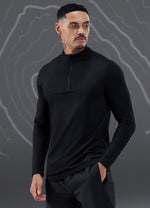 Gym King Rebellion Rogue 1/4 Zip - Black thumbnail