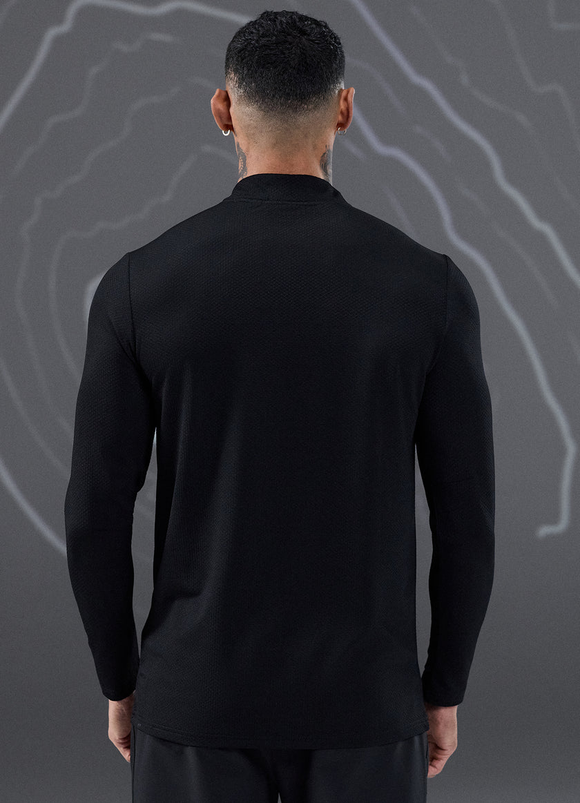 Gym King Rebellion Rogue 1/4 Zip - Black