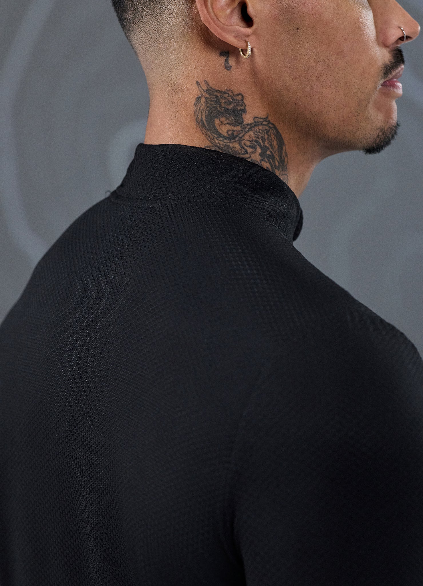 Gym King Rebellion Rogue 1/4 Zip - Black