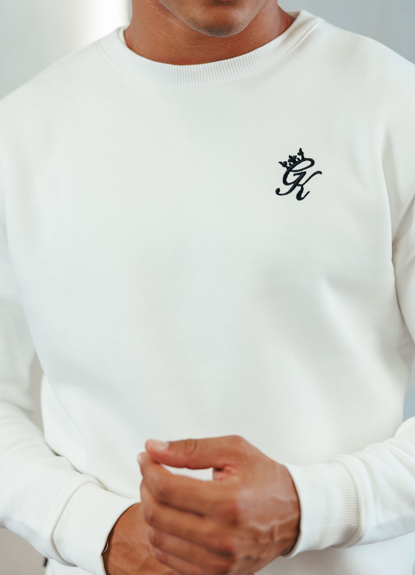 Gym King Fundamental Fleece Crew - Cream