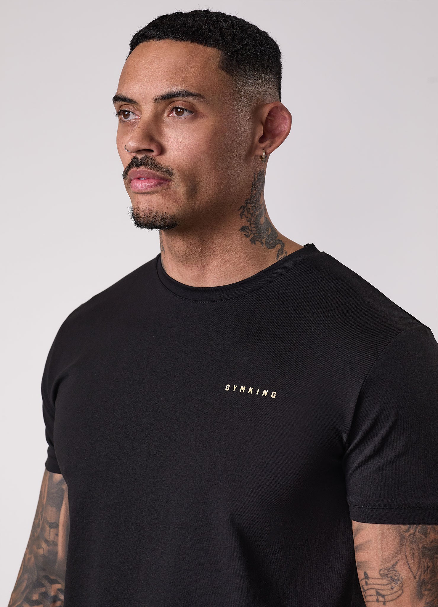 Gym King 10 Year Anniversary Tee - Black/Gold
