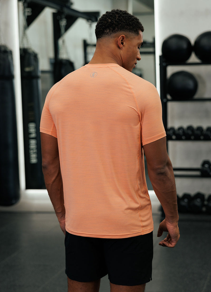 Gym King Energy Grindle Tee - Sunset Coral