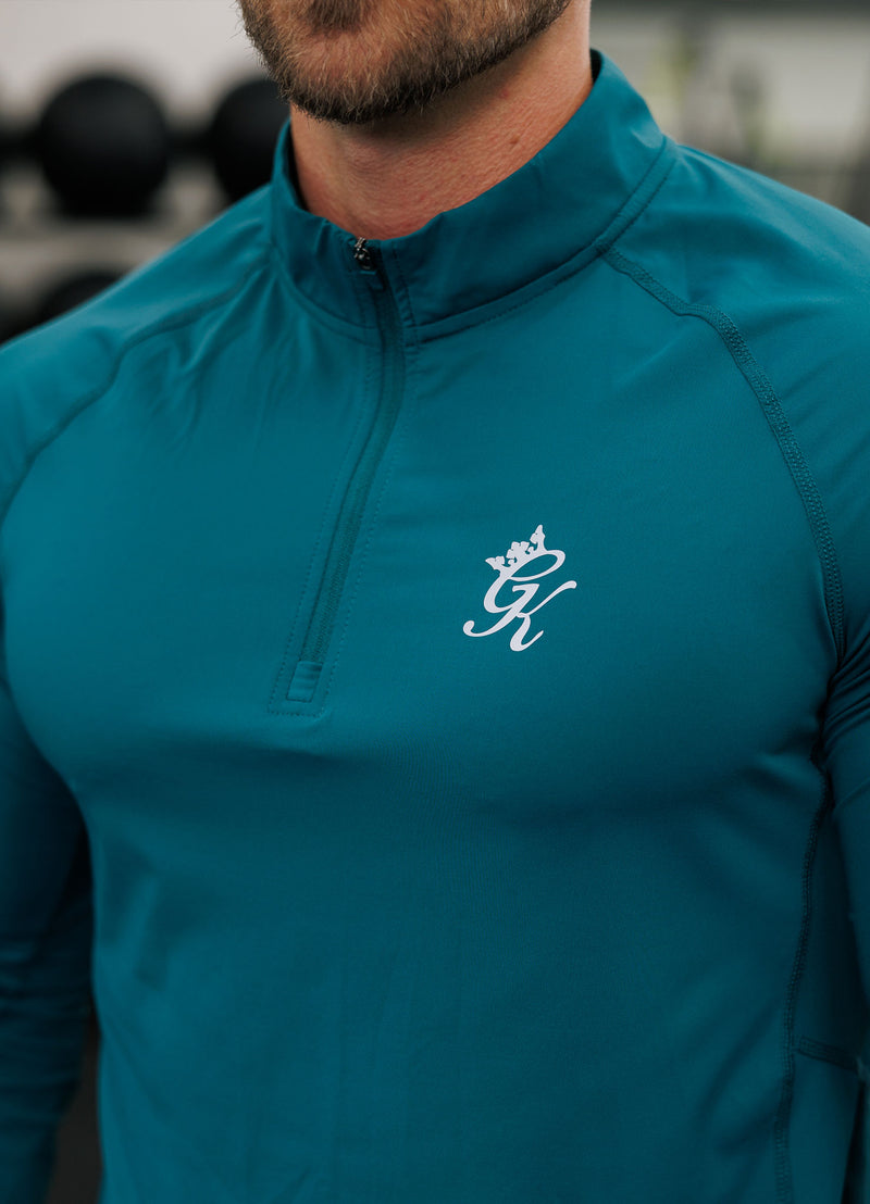 Gym King Energy 1/4 Zip Funnel - Deep Pine