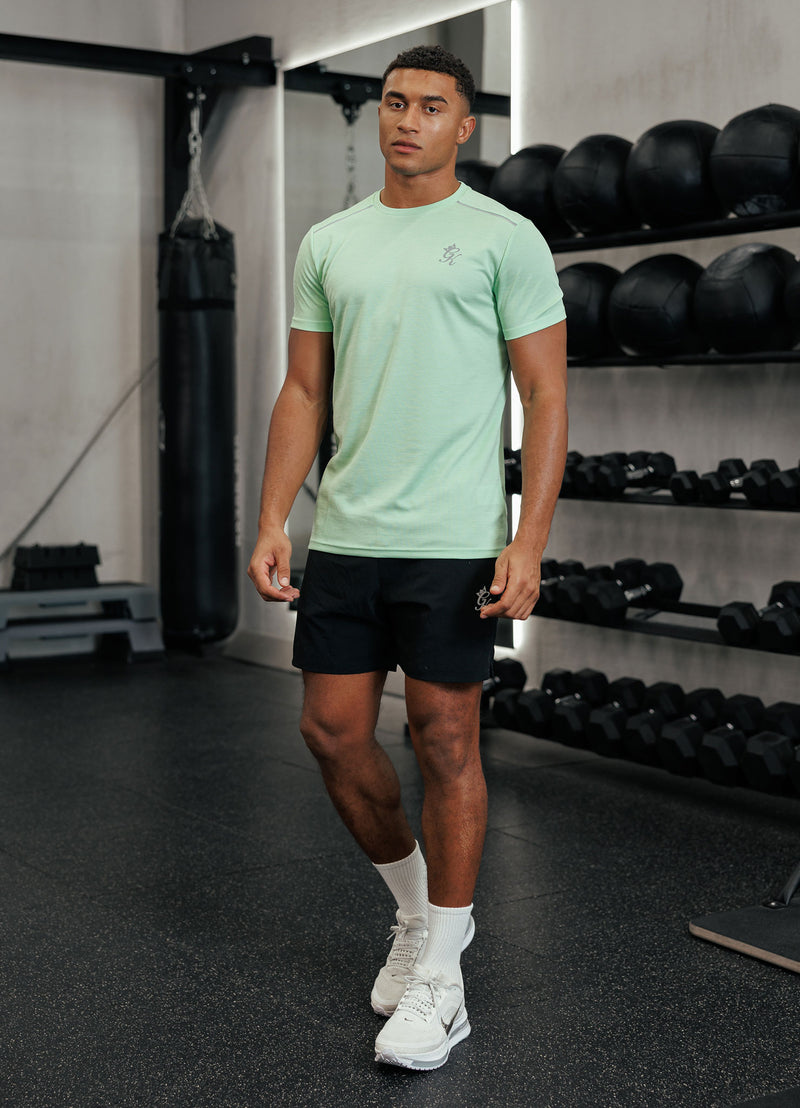 Gym King Element Tee - Matcha Green Marl