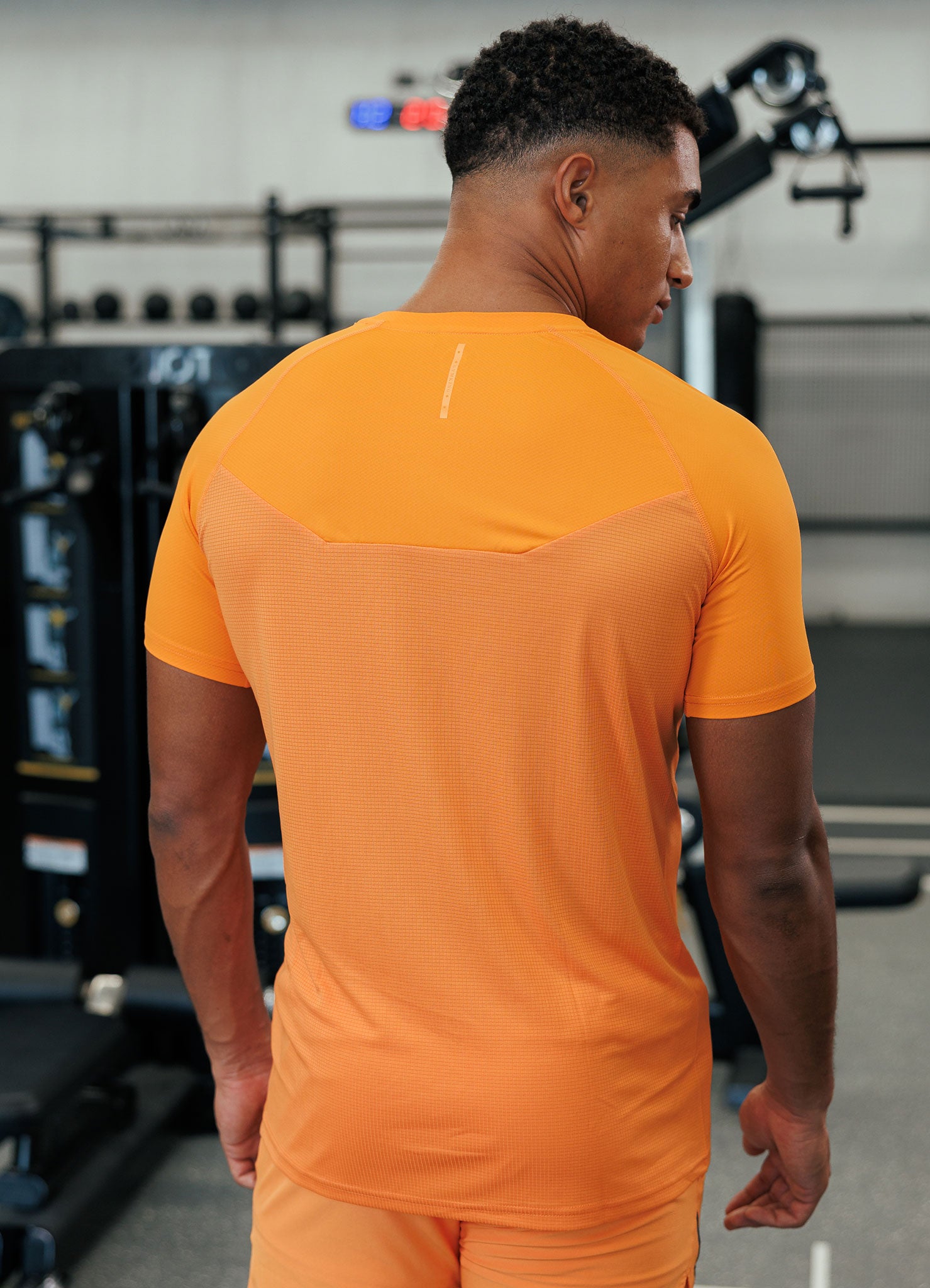 Gym King Flex 2.0 Tee - Amber/Black