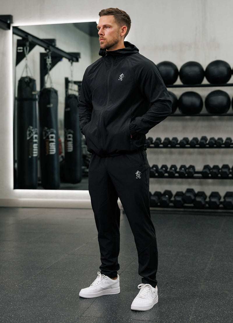 Gym King Flex 2.0 Full Zip Hood - Black