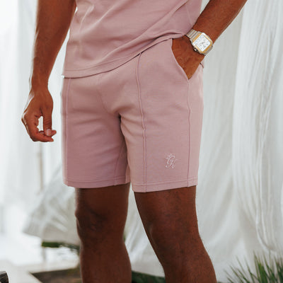 Gym King Portals Texture Short - Dusky Pink