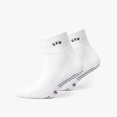 GKW Pilates Grip Sock (2PK) - White
