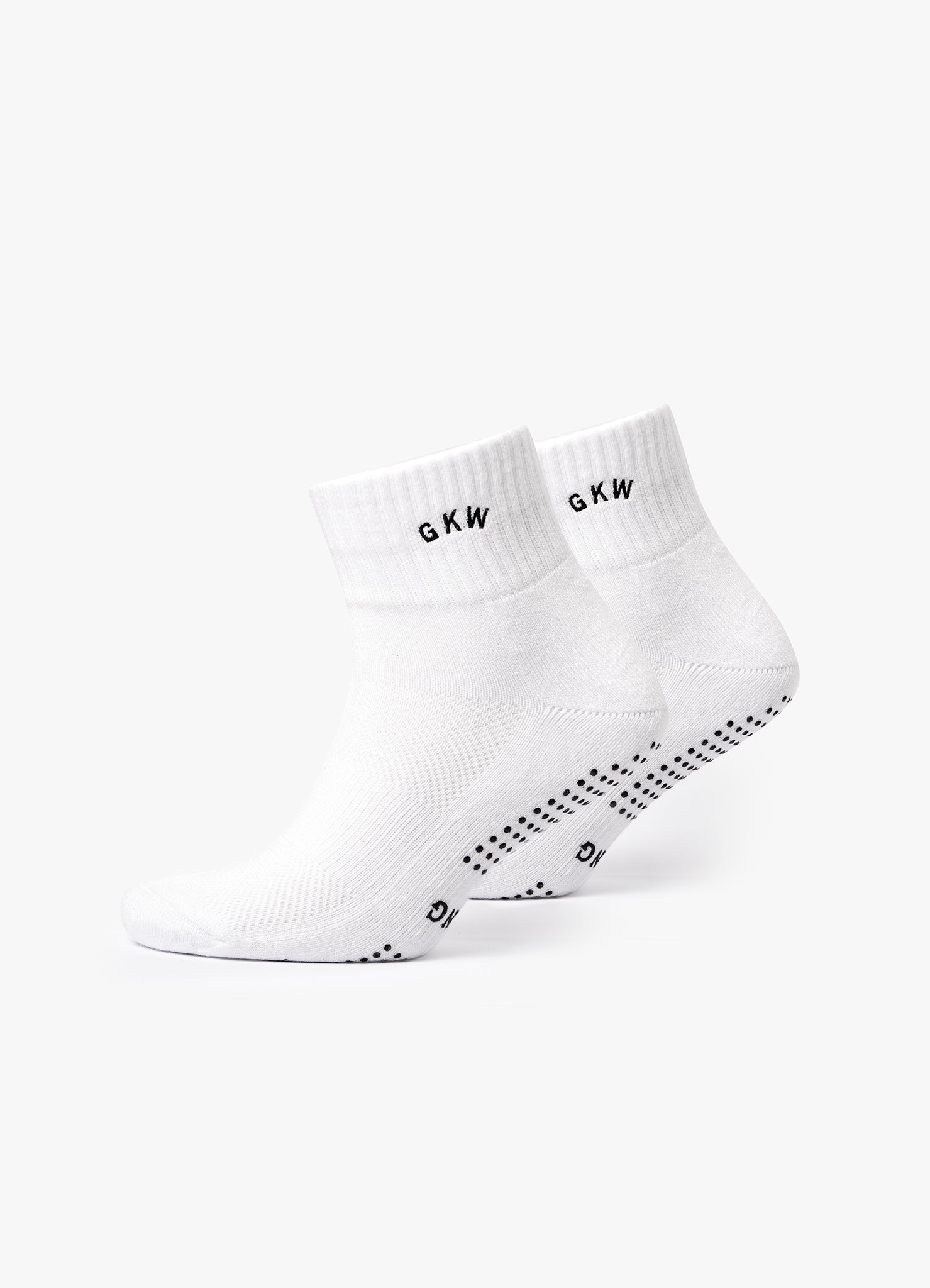 GKW Pilates Grip Sock (2PK) - White