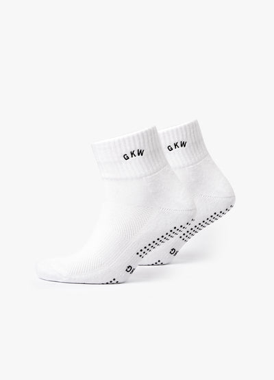 GKW Pilates Grip Sock (2PK) - White