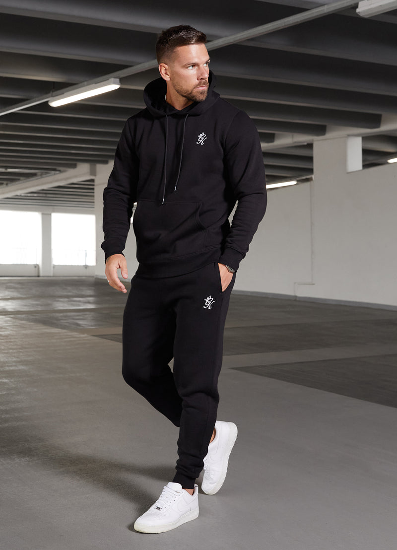 Gym King Fundamental Fleece Hood - Black