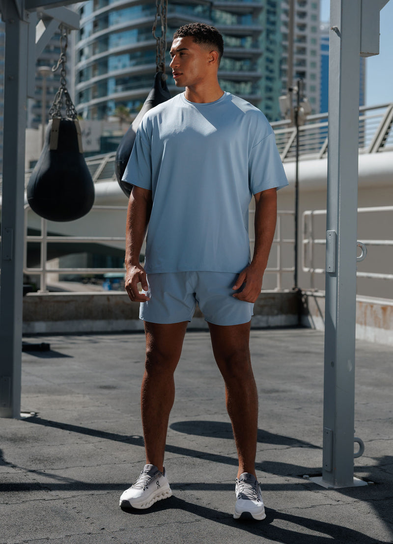 Gym King Purpose Tee - Dusk Blue