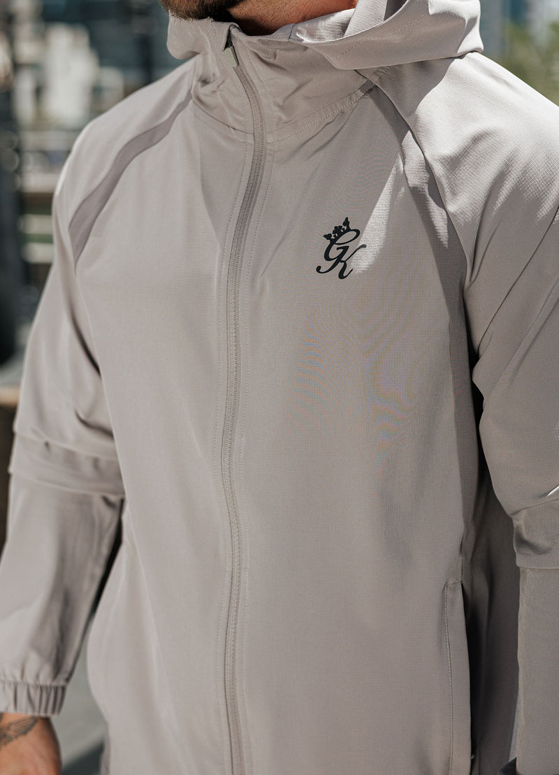 Gym King Flex 2.0 Woven Hood - Storm Grey/Taupe