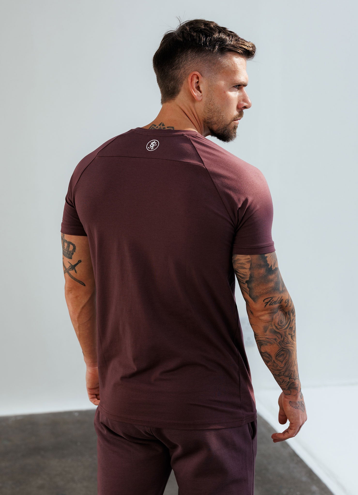 Gym King Pro Tee - Deep Plum