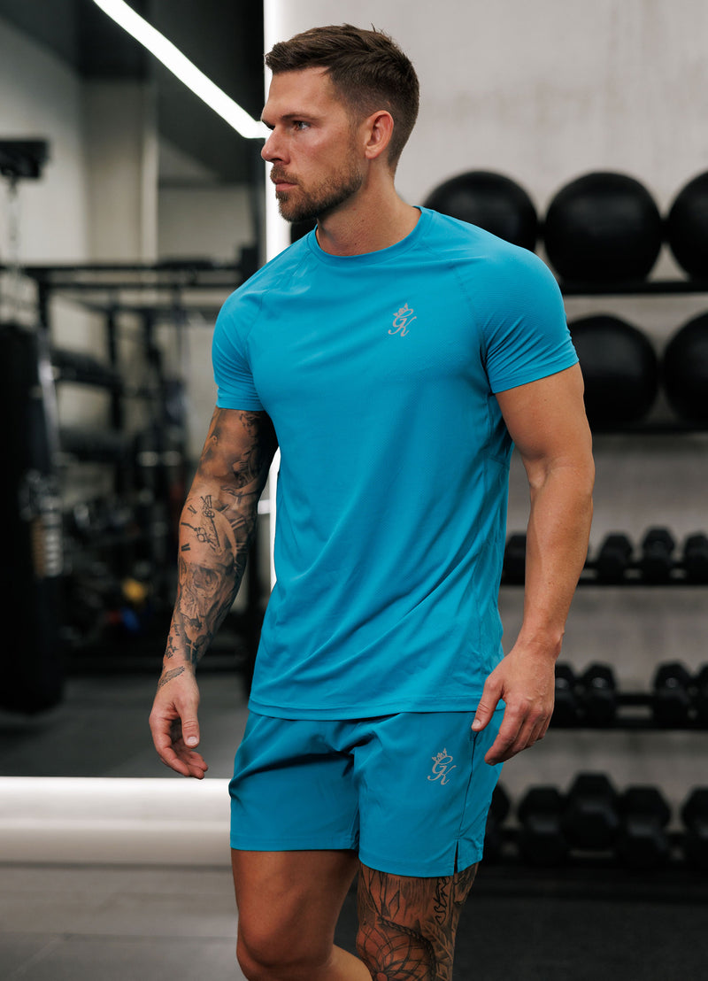 Gym King Energy Tee - Ocean Teal