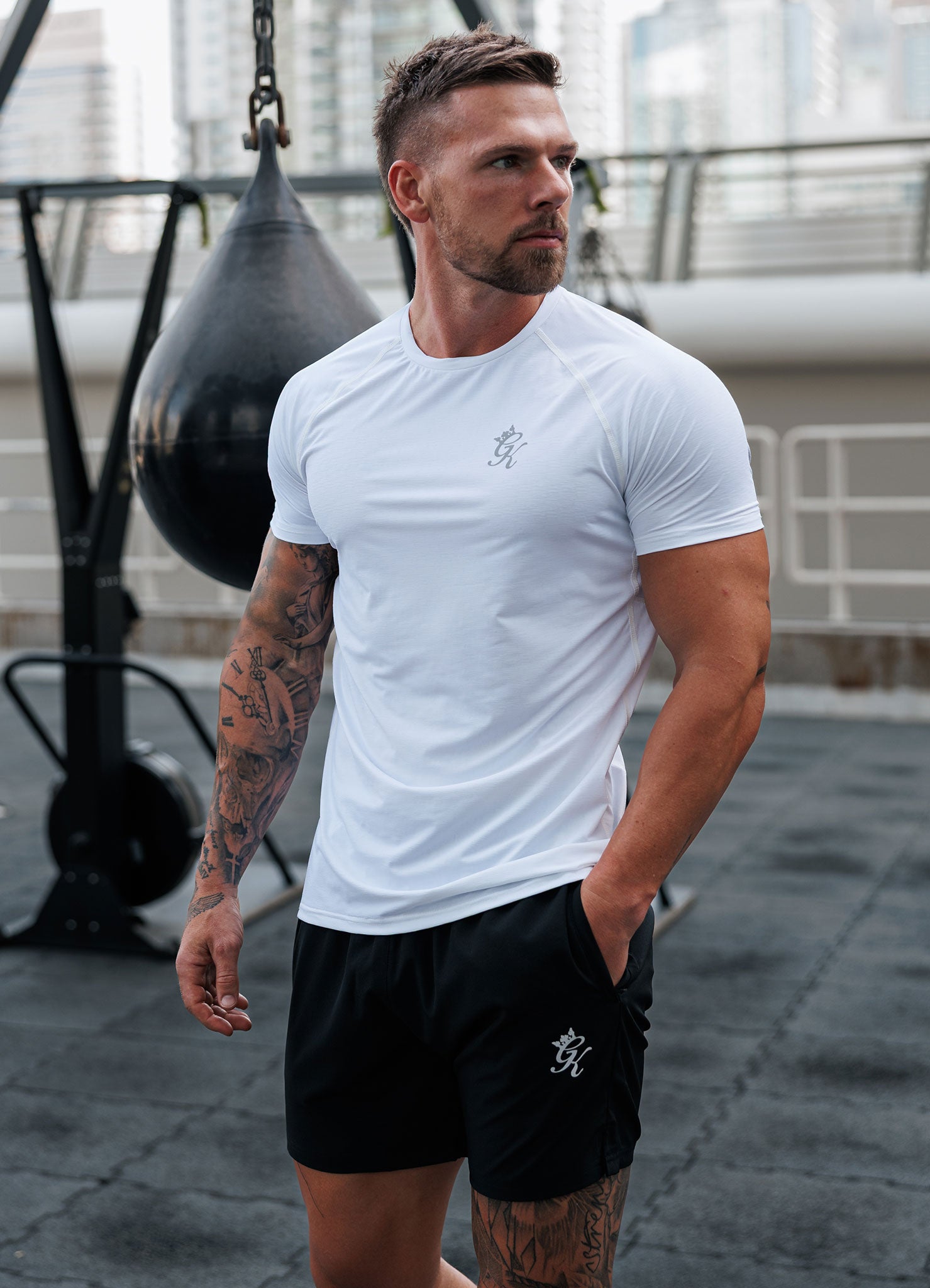 Gym king Energy Texture Tee - White