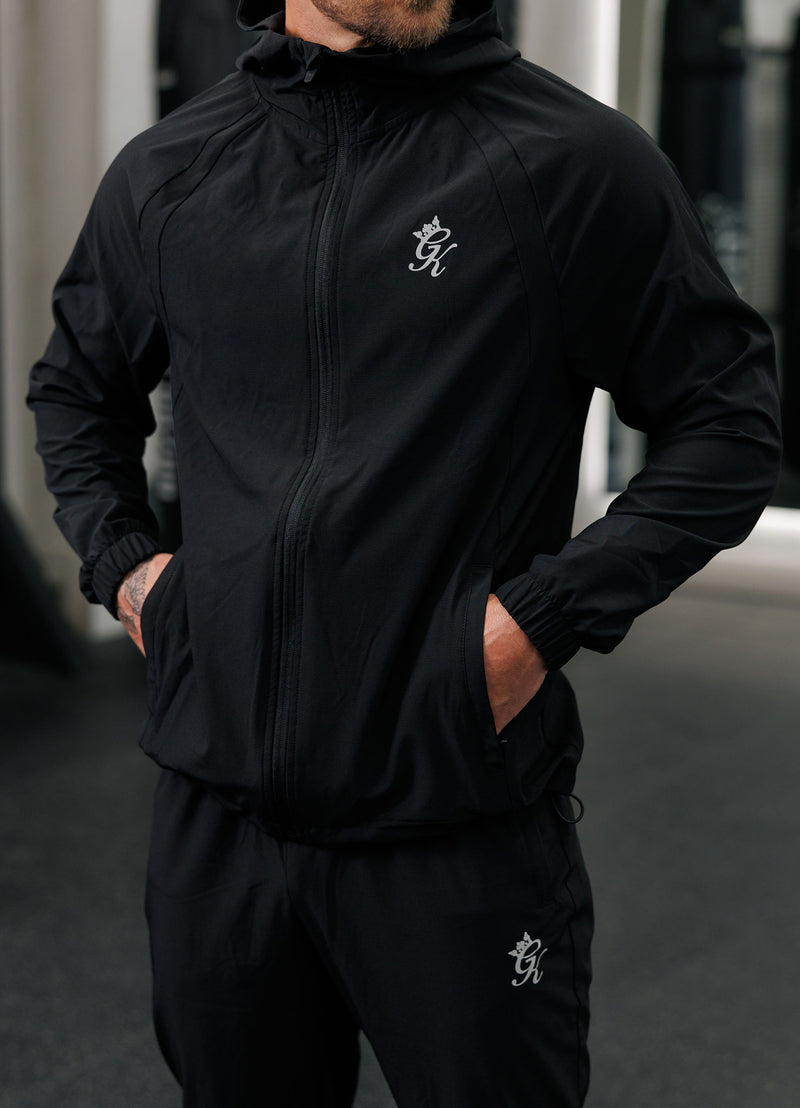 Gym King Flex 2.0 Full Zip Hood - Black