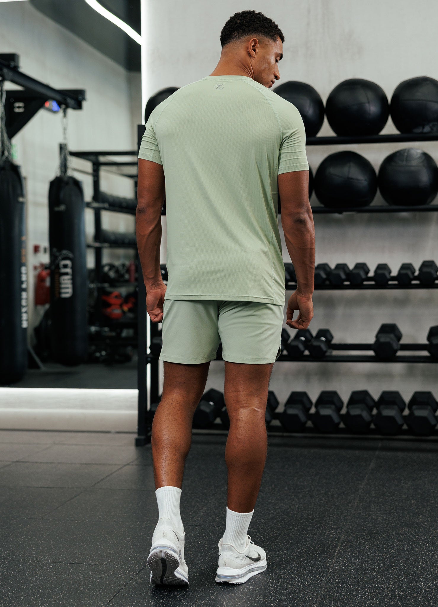 Gym King Energy Tee - Washed Sage