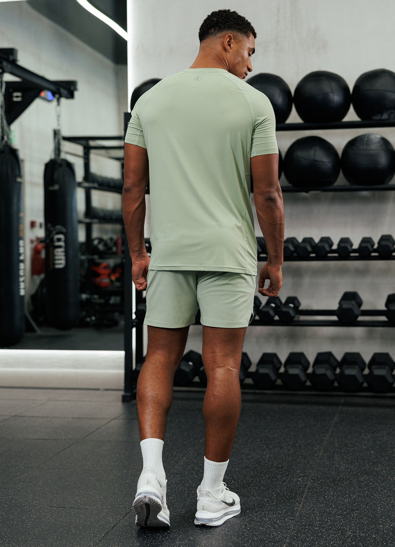 Gym King Energy Tee - Washed Sage