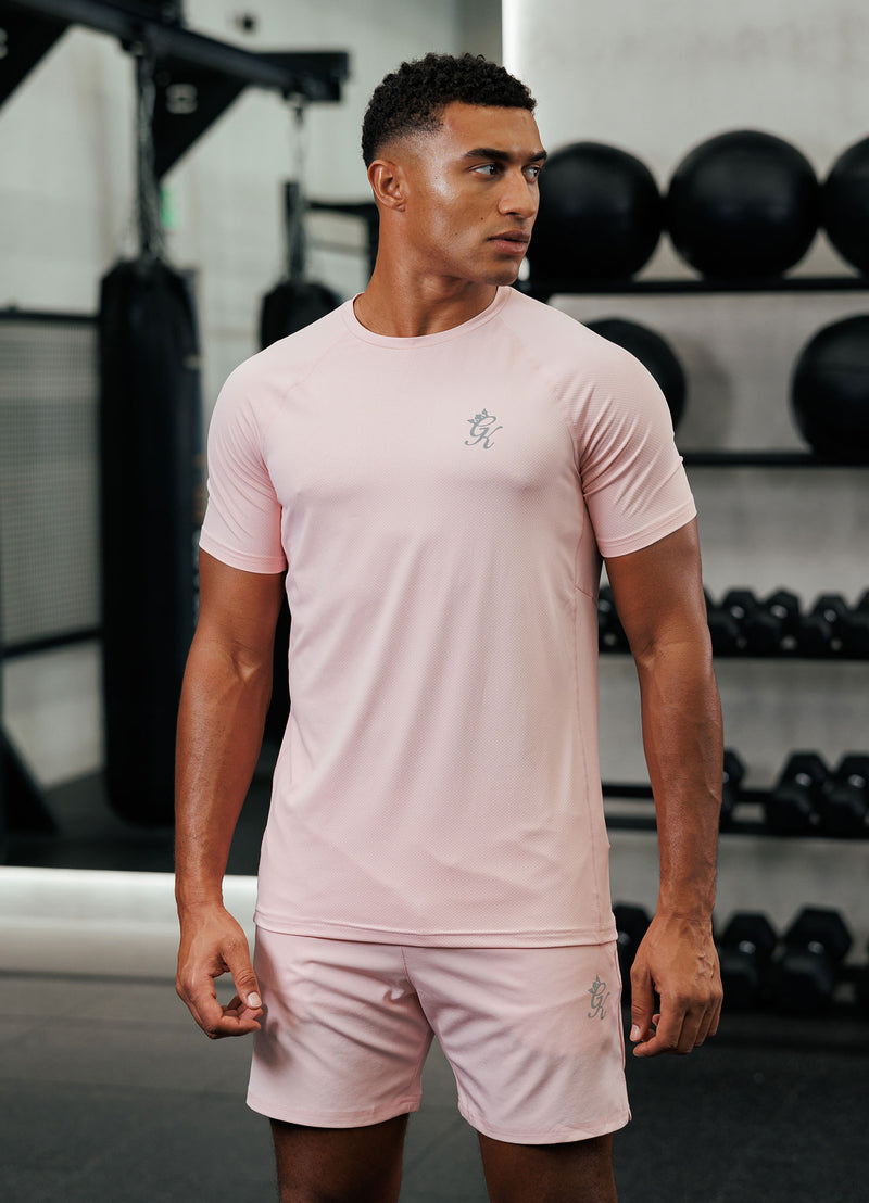 Gym King Energy Tee - Light Pink