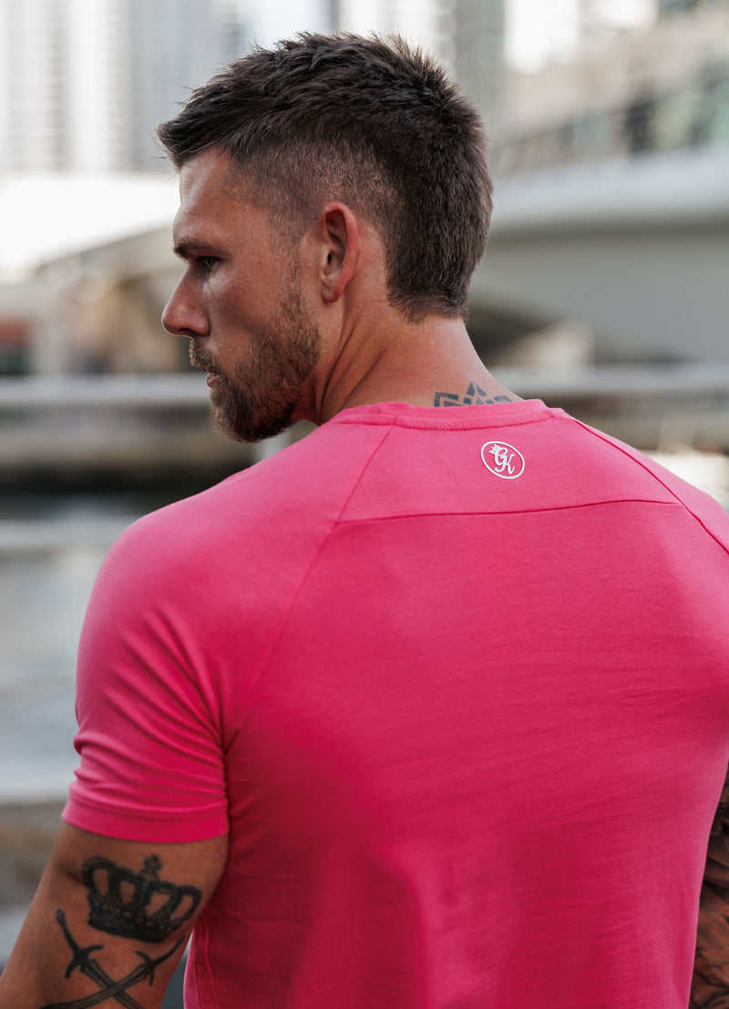 Gym King Pro Jersey Tee - Raspberry