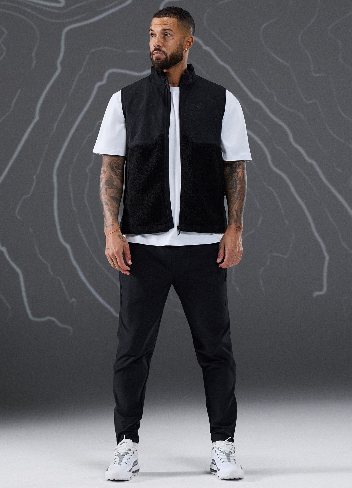 Gym King Rebellion Response Borg Gilet - Black