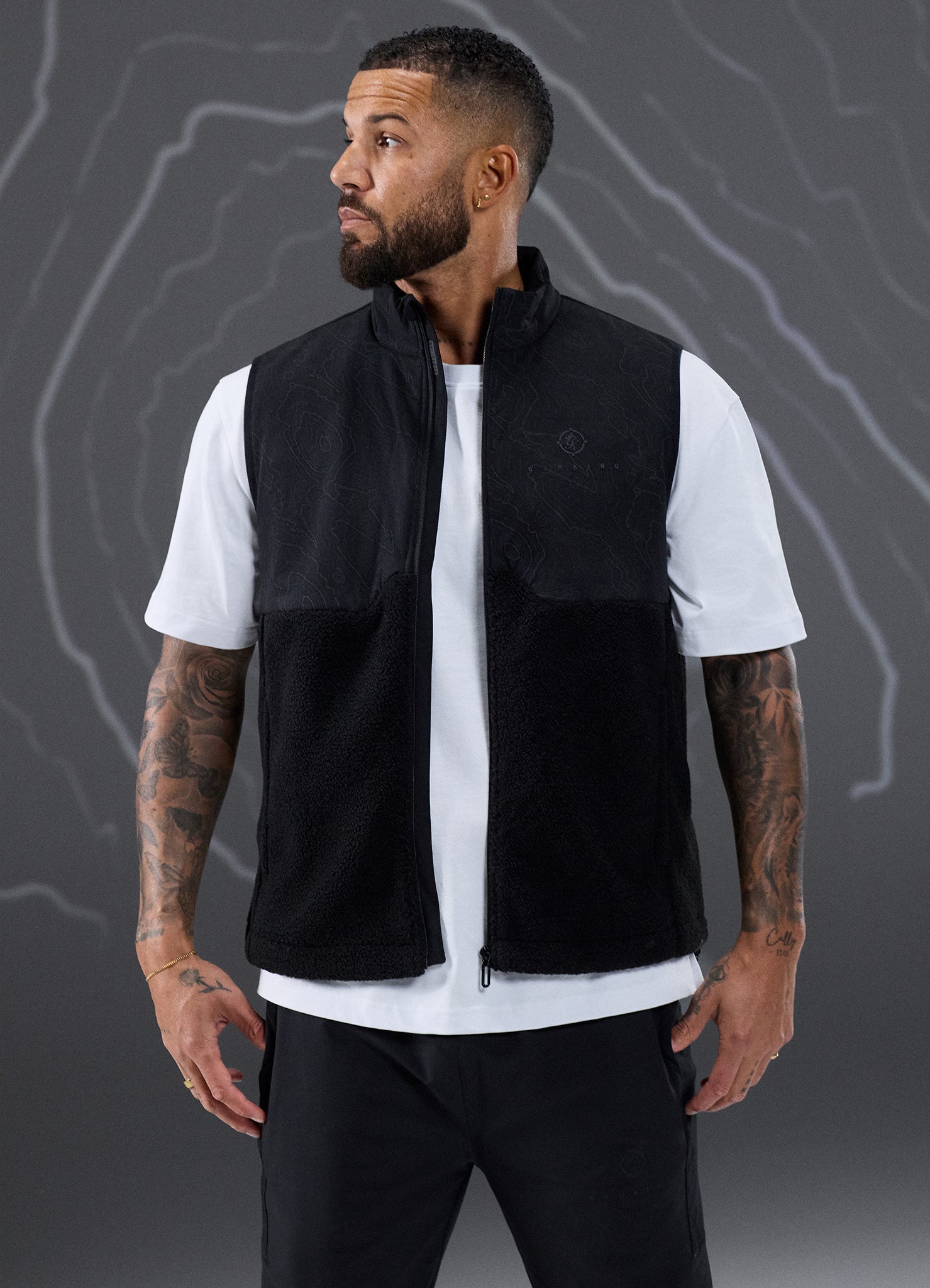 Gym King Rebellion Response Borg Gilet - Black