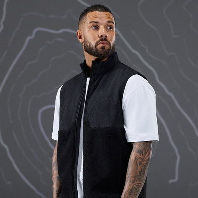 Gym King Rebellion Response Borg Gilet - Black