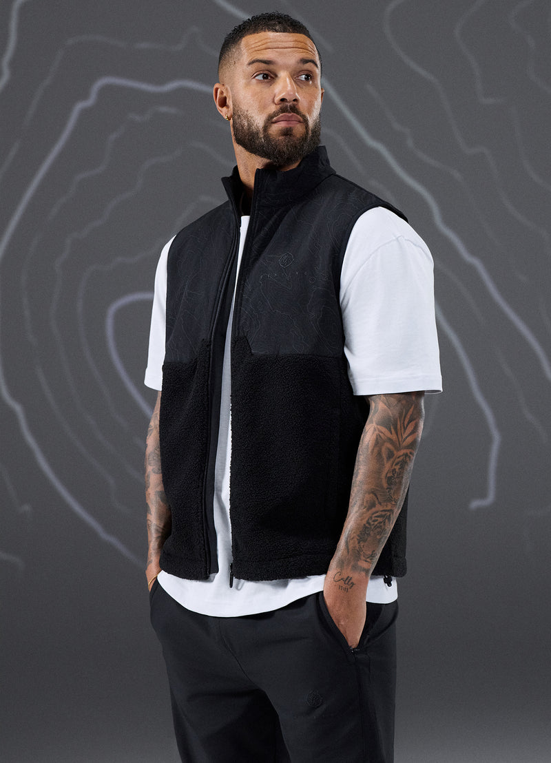 Gym King Rebellion Response Borg Gilet - Black