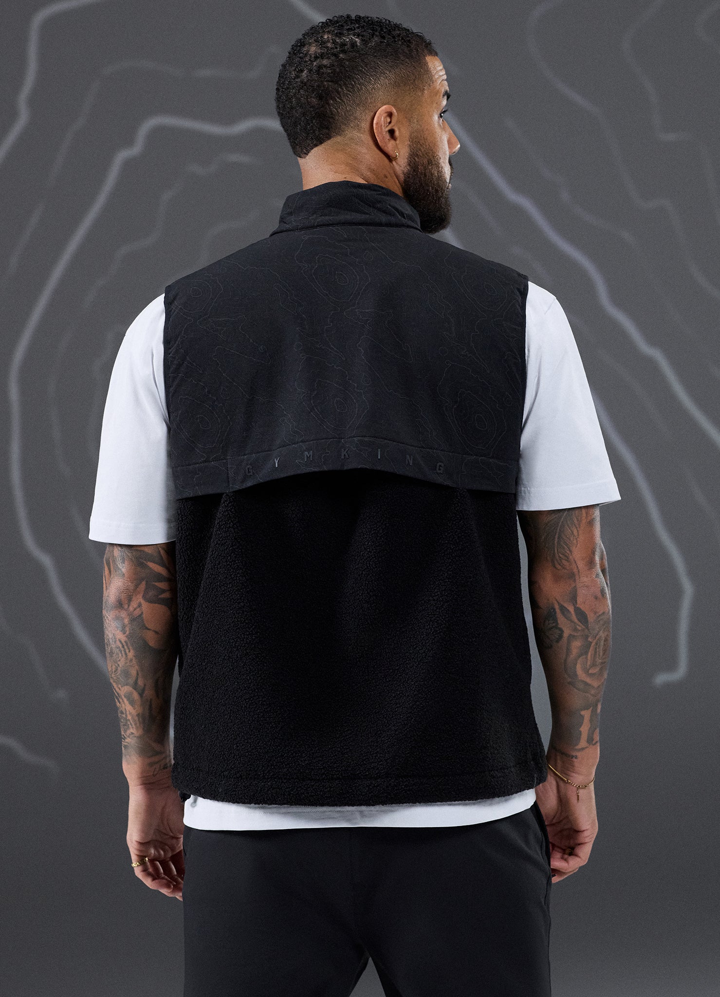 Gym King Rebellion Response Borg Gilet - Black