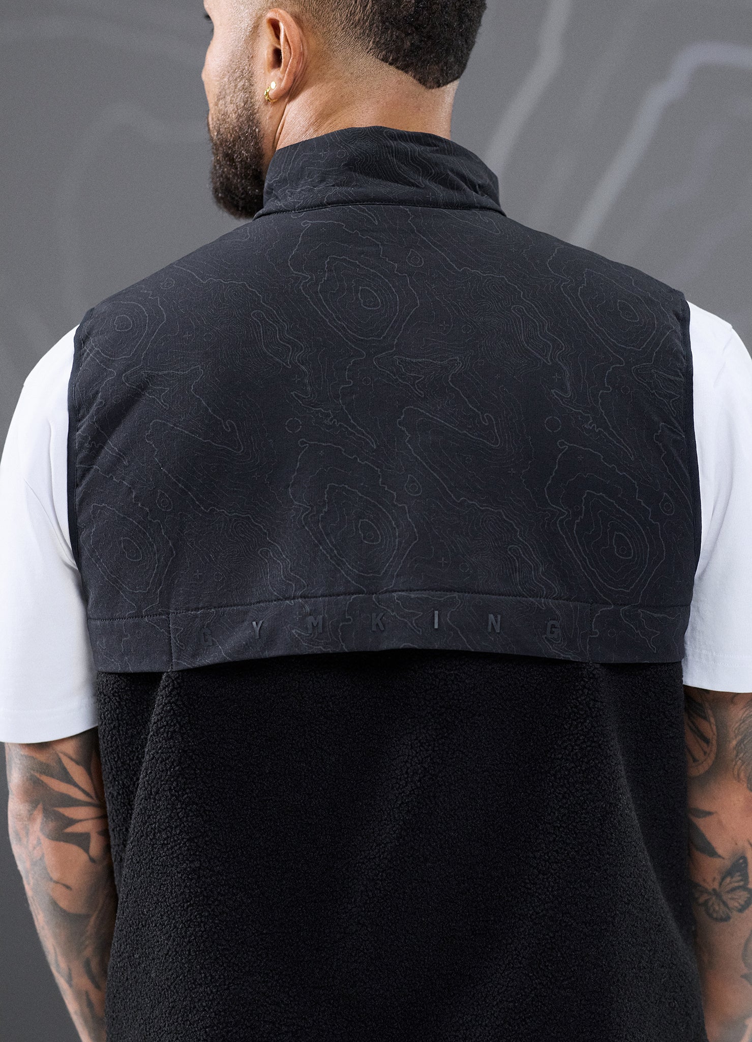 Gym King Rebellion Response Borg Gilet - Black