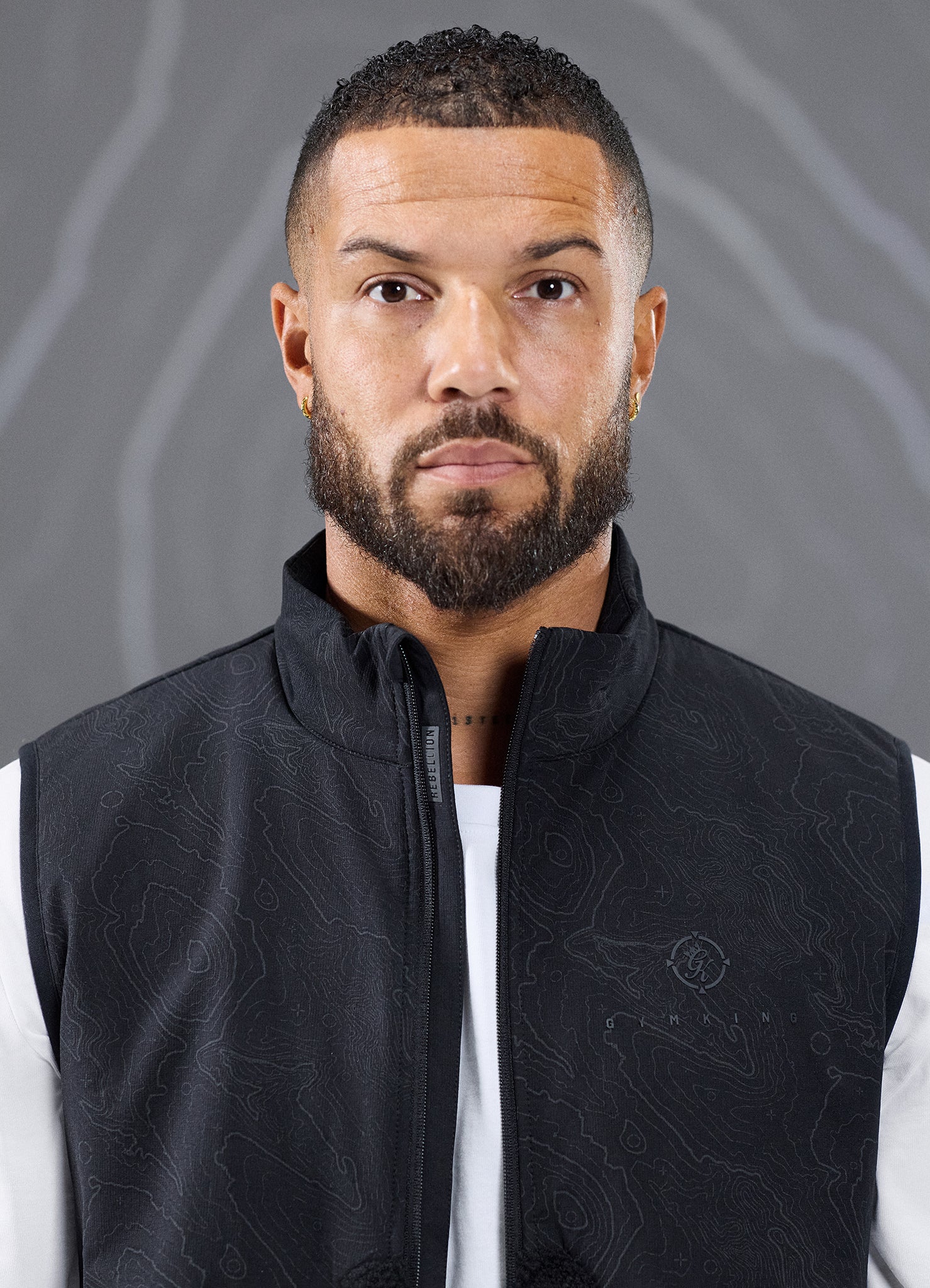Gym King Rebellion Response Borg Gilet - Black
