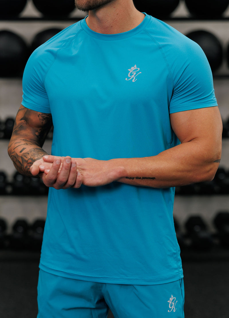 Gym King Energy Tee - Ocean Teal