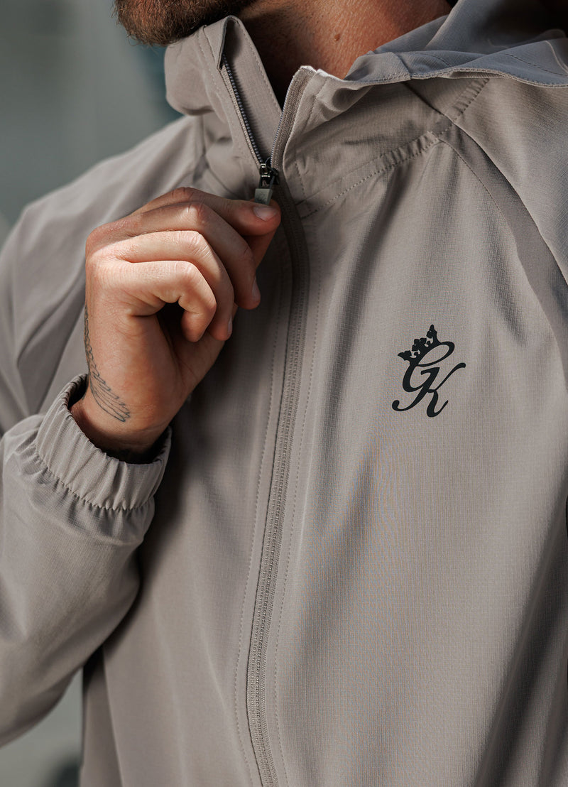 Gym King Flex 2.0 Woven Hood - Storm Grey/Taupe