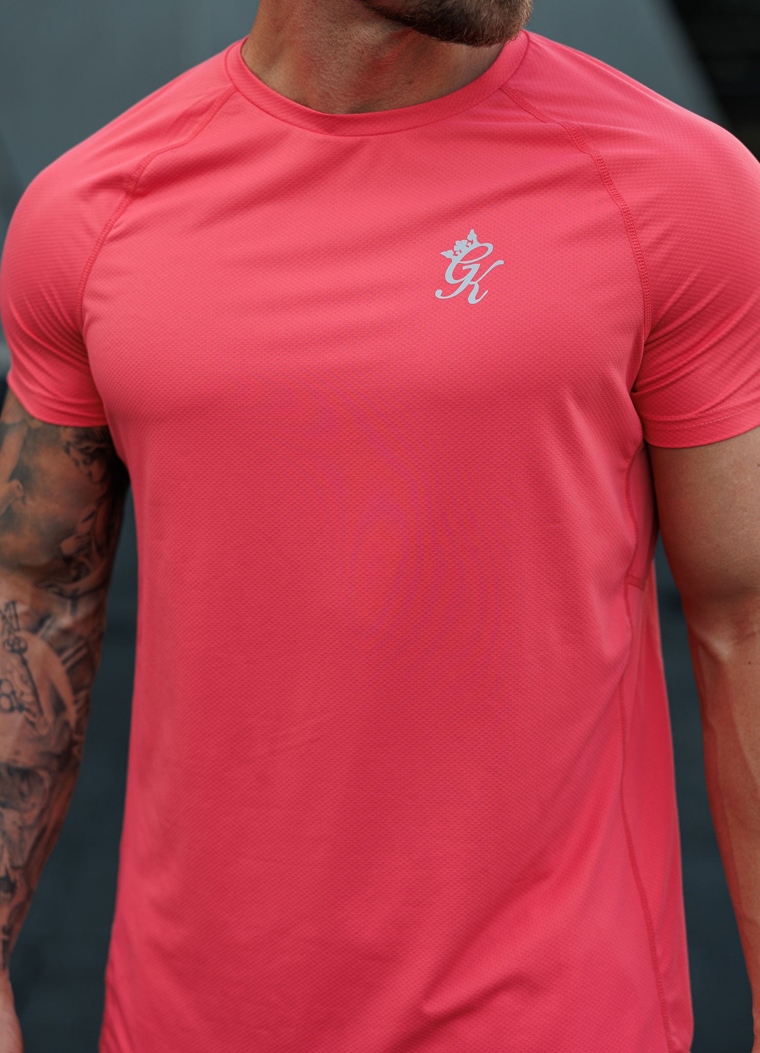 Gym King Energy Tee - Coral