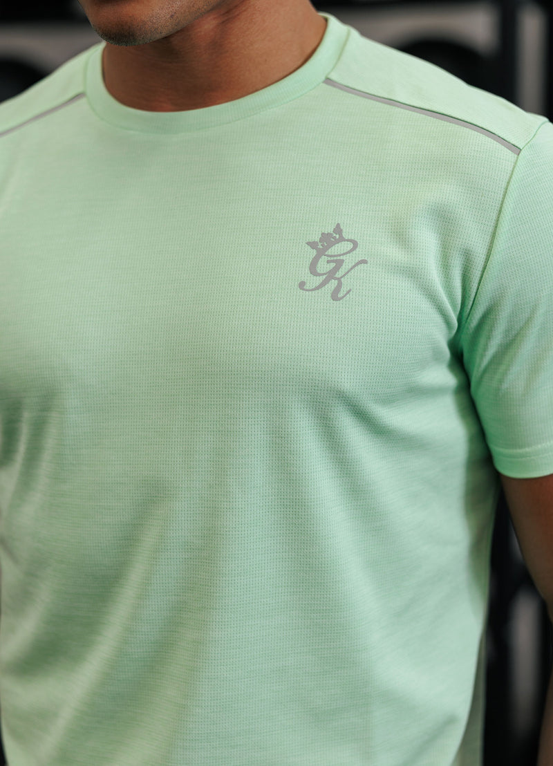 Gym King Element Tee - Matcha Green Marl