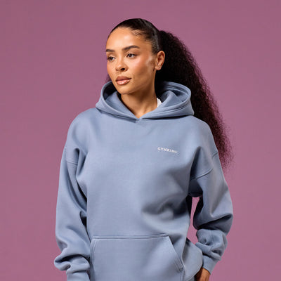 Gym King 365 Relaxed Fit Hoodie - Faded Indigo