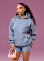 Gym King 365 Relaxed Fit Hoodie - Faded Indigo thumbnail