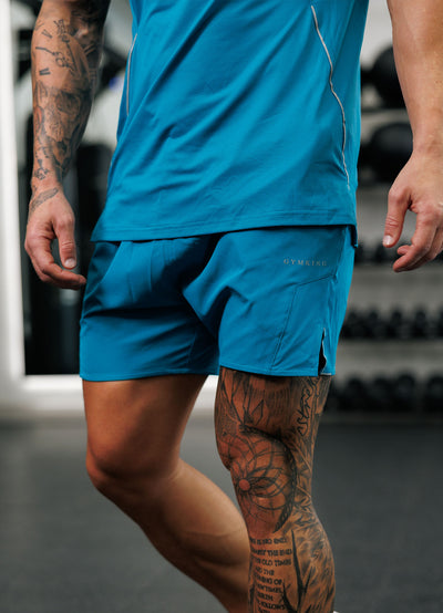 Gym King Hex 6" Short - Exotic Teal