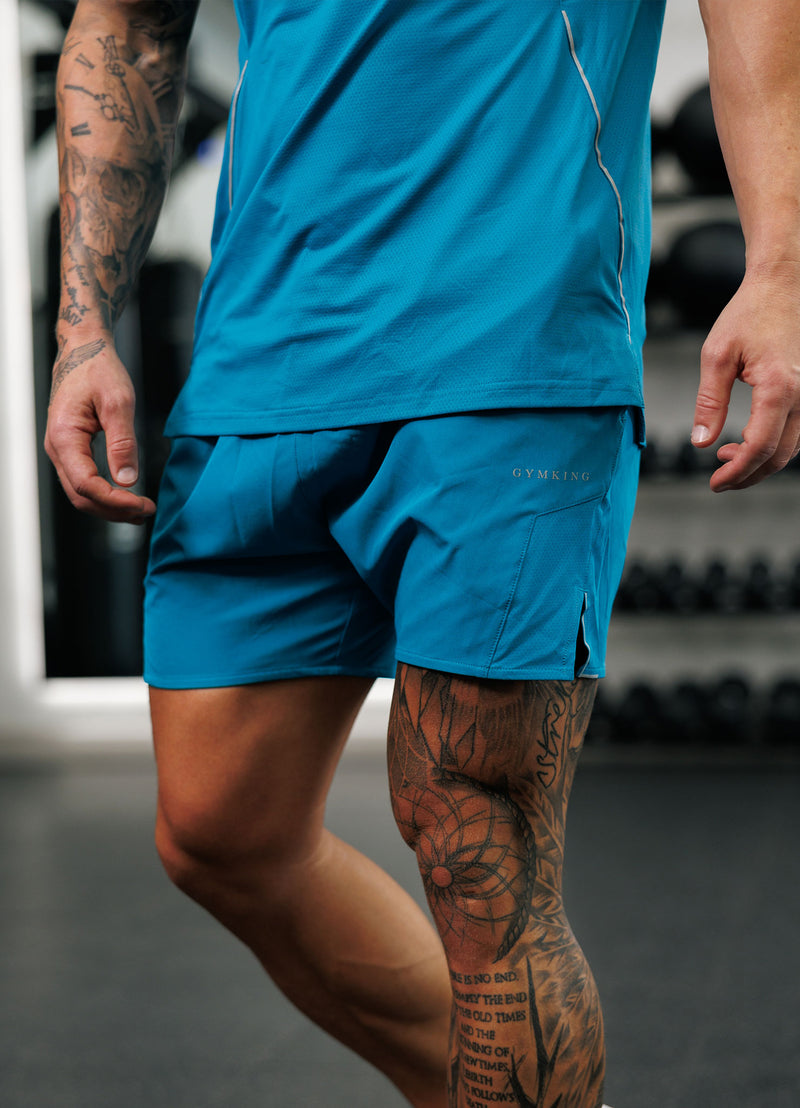 Gym King Hex 6" Short - Exotic Teal